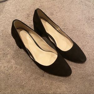 Cole Haan Black Suede Pumps